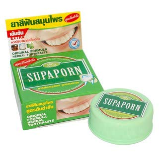 Amazon.com : Supaporn Herbal Toothpaste Original Formula 25 g. : Health