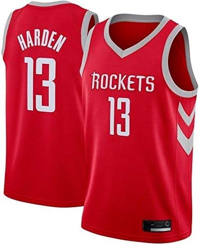 CCKWX Men'S Jerseys- Rockets #13 James Harden Basketball Jerseys Sleeveless T-Shirt Basketball Jersey Swingman Unisex Sports T-Shirt