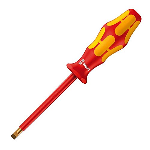 Kraftform® Plus Series 100 Insulated VDE Slotted Screwdriver, 8.5mm x 11-1/4" Long