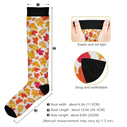 Image of Wusikd Heartbeat Symbol Compression Socks for Women and Men Circulation Black Long Socks for Athletic Running 1