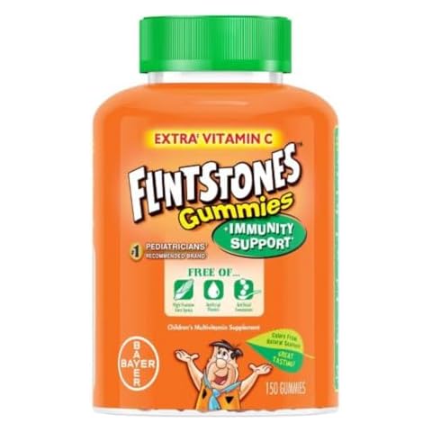 Flintstones Children's Multivitamin Plus Immunity Support Gummies 60 Count (Pack of 2) Cover