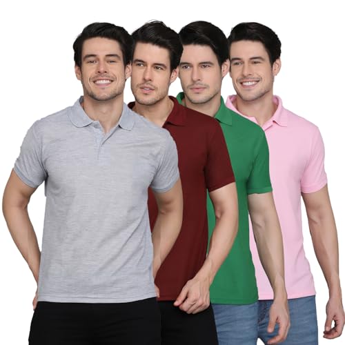 Image of INKKR Men's Polo Neck T-Shirt Combo