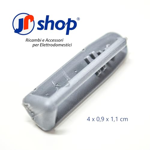 Jpshop Befestigungsset vorne und hinten für Schienen für Spülmaschinenkorb anpassbar Beko – 4 Stück