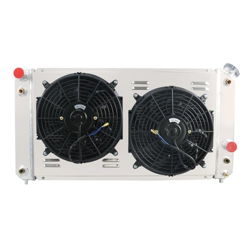 Zarklenu 3 Row Aluminum Radiator Shroud Fans Relay Kit for 1996-2005 Chevrolet S10 GMC Blazer Jimmy Sonoma Bravada 4.3L V6 V8 Swap 1996 1997 1998 1999 2000 2001 2002 2003 2004 2005 Performance by Zarklenu - Image 8