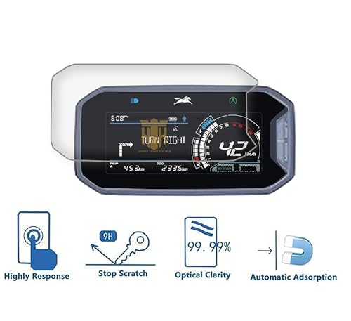 Image of SCREEN GUARD FOR NEW TVS NTORQ 125 RACE XP (2025) TFT Digital Display Protector 2025 Bike / ntorqracexp1252025Display Accessories Protector /Scratch Resistant / Water Resistant / [Not Tempered Glass]