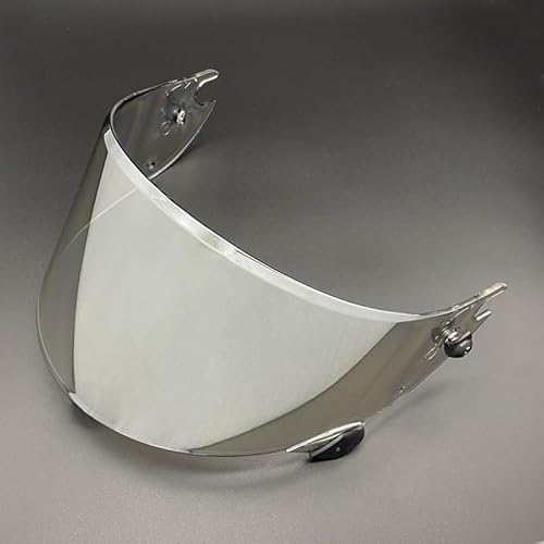 RACE R PRO GP Visiere Casque Moto for SHARK A`UV PC oCU[Y(Revo Clear Silver)