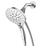 Moen 26112 Magnetix Handheld Shower Head Featuring Magnetic Holder Technology, 6 High Pressure Functions and 60 Inch Long Metal Hose