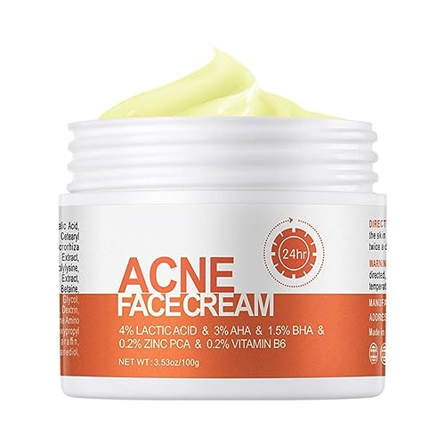Acne Cream Pimple Cream for Face, Oil Control Pimple Remover Cream Get Rid of Pimples Fast,for Oily and Acne Prone Skin, Cruelty Free, Crema para espinillas en la cara