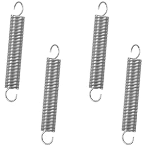 GUNGY Zugfeder mit Haken 1.2x12x80mm 4 Stück