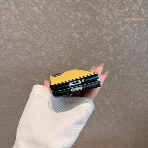 Étui ZFold 3 cuir PU noir housse compatible charge induction - 5