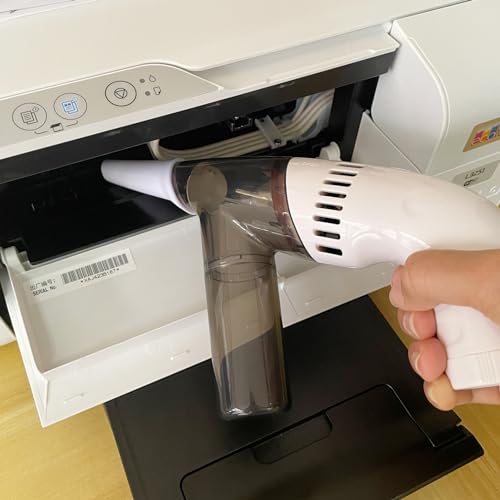 Image of Electric Bead Sucker Bug Vacuum Machine Hand Held Vacuums Tiny Car Vacuum Handheld Bead Suction Machine for Jewelry Making (White)
