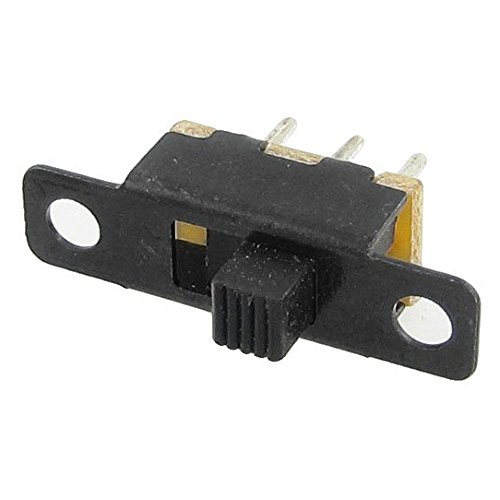 50 Pcs X DC 50V 0.5A 2 Position 1P2T SPDT Panel PCB Vertical Slide Switch 3 Pin