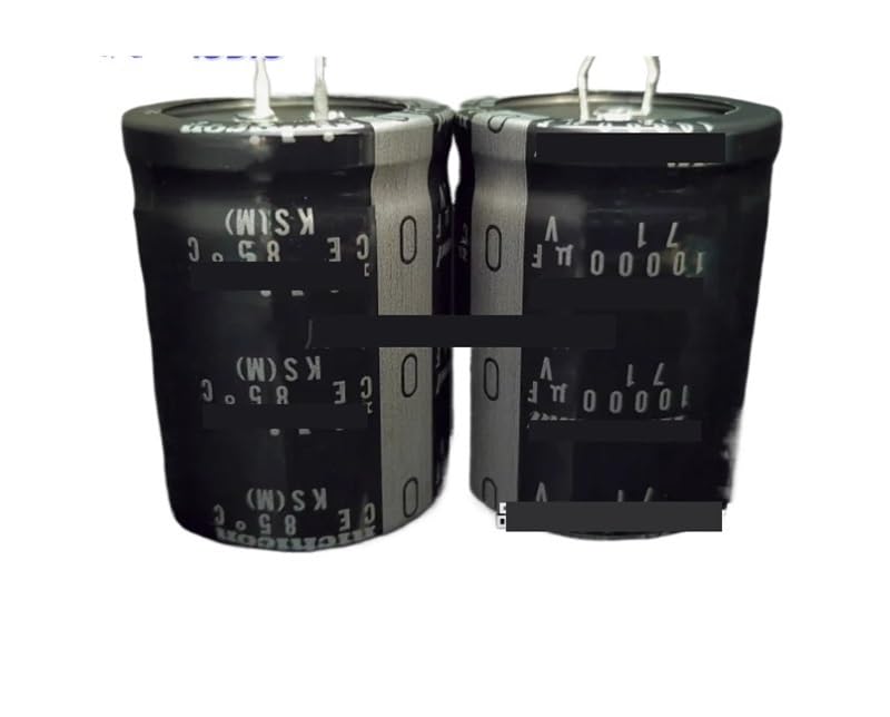 Lot de 2 condensateurs électrolytiques miniaturisés série KS 71 V 10000 uF 35 x 45