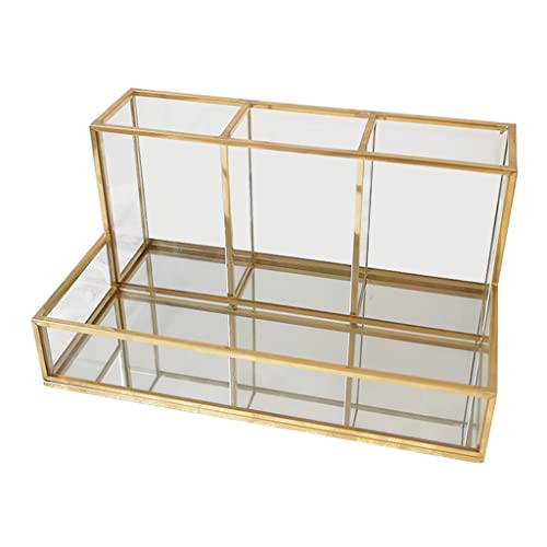 Organizzatori di Cosmetici Porta pennelli per Trucco Scatola per pennelli Cosmetici Organizzatore da Tavolo Supporto per Matita per Sopracciglia Conservazione di Strumenti per Trucco