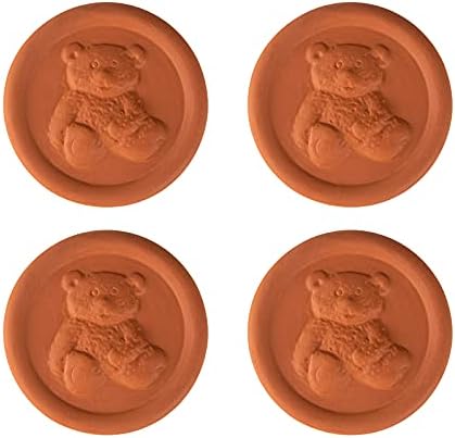 4 Terracotta Brown Sugar Saver Discs Reusable terra cotta Softener Disk