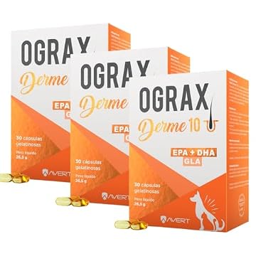 OGRAX DERME 10 - SUPLEMENTO ALIMENTAR COM 3 UNIDADES