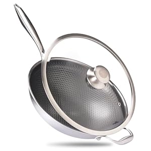 Reishunger Wok ze Stali Nierdzewnej 32 cm