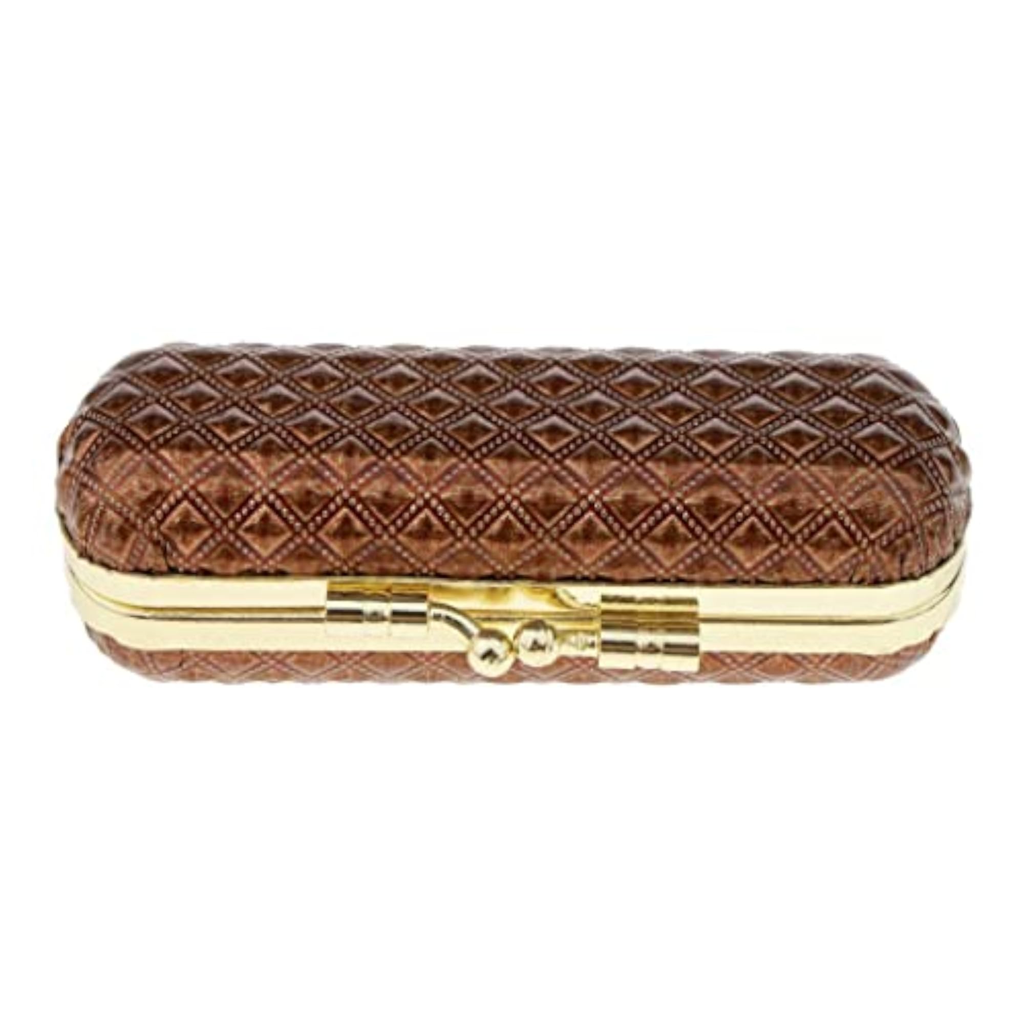 Leather Lipstick Lip Gloss Case with Mirror, Grey