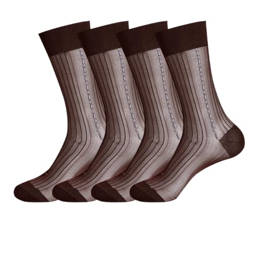 Unisex Ultra Thin Dress Socks Silk Sheer Business Socks for Summer Deodorant Series 16