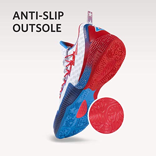 Image of PEAK Mens Basketball Shoes Breathable Sneakers Lou Williams Lightning Professional Anti Slip Sports Shoes for Running, Walking