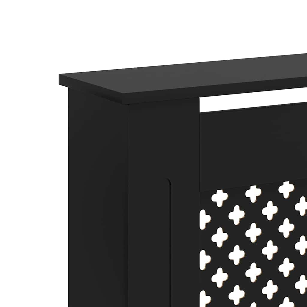 Radiatorombouw 152x19x81 cm MDF zwart beste prijzen & reviews