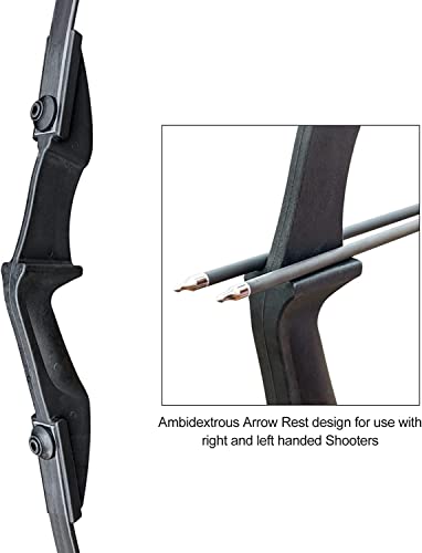 Recurve Bow And Arrow Takedown Set For Adults Youth Archery Kit For Outdoor Hunting Target Practice Beginner #TOP4