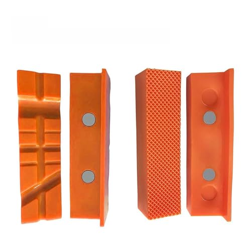 RichVibe per morsa da banco da 4 5 6 pollici, utensili per macchine utensili a morsa, materiale PPT antiscivolo magnetico, confezione da 4, legno, metallo plastica