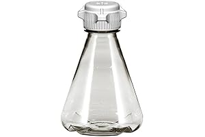 Sterile Vented Plastic Erlenmeyer Flask for Cell Culture