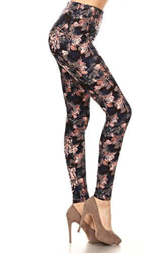 R872-OS Nymph's Whisper Print Leggings