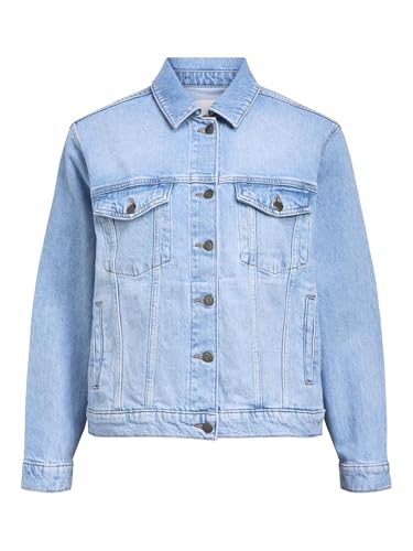 Veste femme Re Denim Jacket Noos Object, blouson en jean bleu intemporel tendance