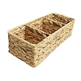 Rangement polyvalent : idéal pour organiser divers articles que des ustensiles de cuisine, des fournitures de bureau et des accessoires personnels, améliorant vos options de rangement, organisateur de bureau tissé, organisateur d'étagères de cuisine
