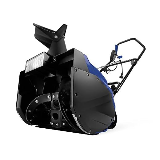 Snow Joe SJ621 Electric Single Stage Snow Thrower | 18-Inch | 13.5 Amp Motor | Headlights