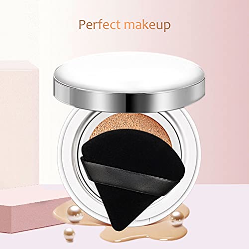 image for Pimoys 12 Pieces Pure Cotton Powder Puffs, Soft Triangle Makeup Sponge