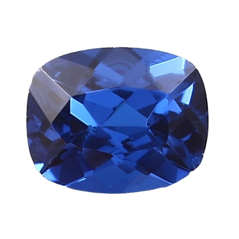 Saphir bleu naturel 10x8 mm coussin pour créer vos bijoux de mariage personnalisés
