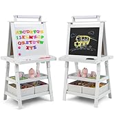 Amazon.com: HONEY JOY Art Easel for Kids, 3-in-1 Double-Sided
