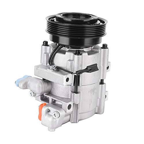 AC Compressor, Durable Air Conditioning Compressor for Hyundai Santa Fe V-6 2.7L 2001-2006 Vehicle Replacement Accessories Easy to Install 5512440 CO 10957SC