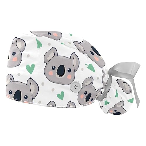 Bonnet bouffant koala pour le travail en cuisine et laboratoire
