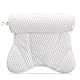 Badewannenkissen Weiss mit Saugnäpfen, Badekissen Badewannenkissen Nacken & Nackenkissen Badewanne, Badekissen für Badewanne, Badewannen Kissen & Duschkissen Badewanne L 35cm x B 37cm x H 7cm