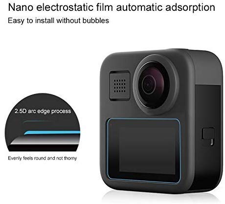 Image of M.G.R.J Tempered Glass Screen Protector for GoPro MAX Action Camera
