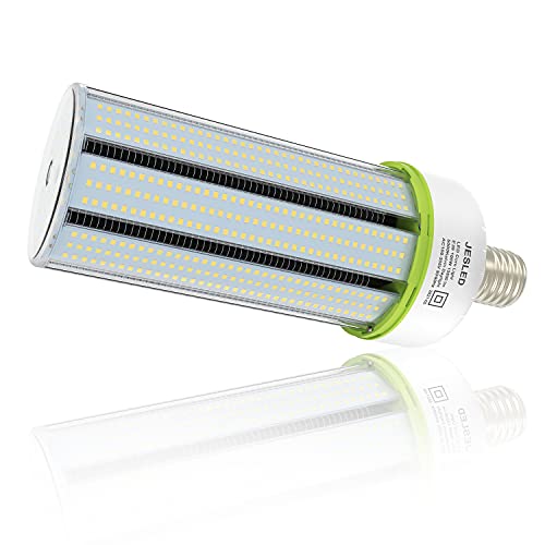 JESLED 100W LED Corn Light Bulb, E39 Mogul Base LED Bulbs, 5000K Daylight, 13500LM, 400 Watt Equivalent, CFL HPS Metal Halide Lamp Replacement for Garage Warehouse Outdoor Street Area Lighting