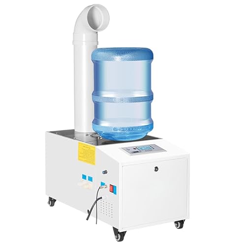 Image of Ultrasonic Industrial Agricultural Humidifer 7L/H (1.85Gal/H) Stainless Steel Smart Commercial Humidifier Large Volume Automatic Mist Cooling Sprayer Airflow for Warehouse Greenhouse Garden