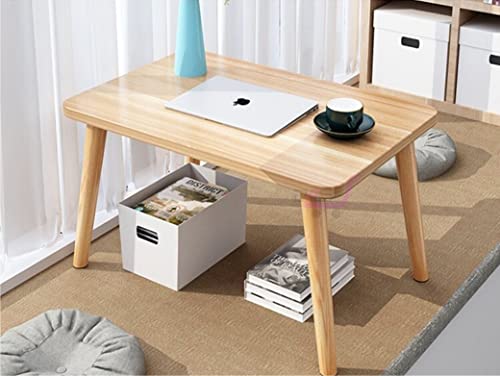 Image of BAS Brwon Art Shoppee Fold-able Rectangle Shaped Side Table /Tea Coffee Breakfast and Laptop Table ( Engineered Wood,Natural )