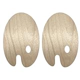 2 PCS Wooden Paint Palette Artist Palette Oil Paint Palette, Art Pallet for Painting Wood Palette (2, 7.8x11.8 inch)