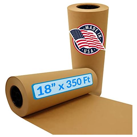 Reli. Braunes Metzger-Papier-Rolle, 45.7 cm x 100 m, hergestellt in den USA, ungewachst, braunes Metzgerpapier zum Räuchern von Fleisch, Fleisch-Räucherung/Fleischverpackung, braun Cover