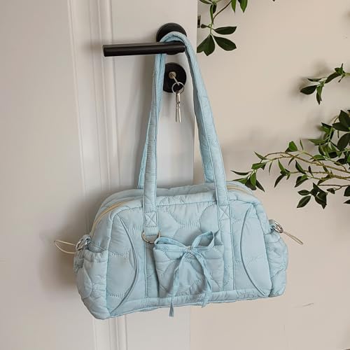 Large Capacity Tote Bag with Zipper Closure Portable Shoulder Bag Nylon Large Capacity Women Handbag for Work Shopping Travel4