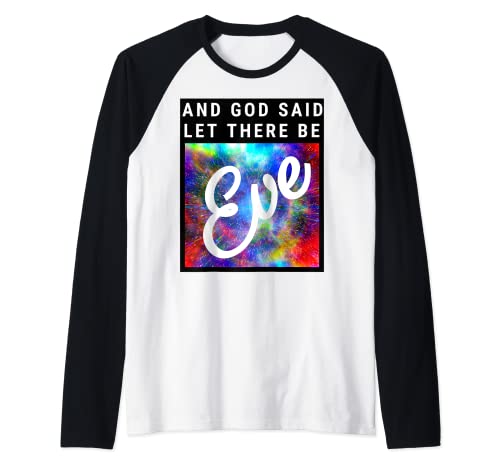 Eve Name God Bible Creation Spiritual Meaning Raglan Baseball Tee