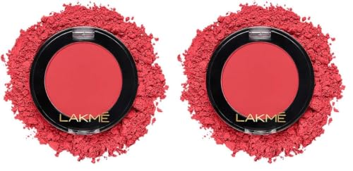 Image of Lakme Face It Blush Peppy Peach B4 4gm (Pack of 2)