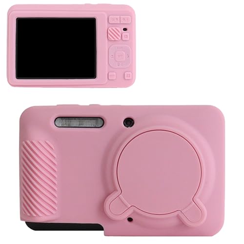 Funda para cámara Kodak PIXPRO FZ55 silicona suave rosa miniatura 1