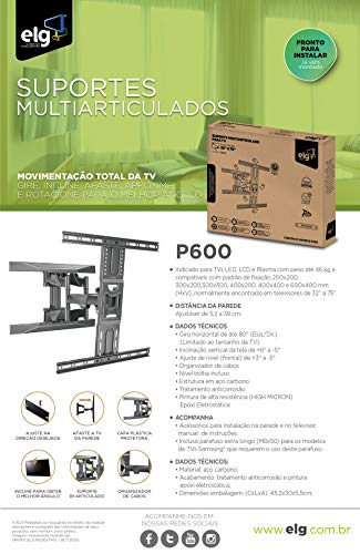 Suporte Multiarticulado de Parede para TVS 32