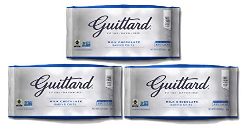 Guittard Milk Chocolate Baking Chips 11.50 OZ (Pack of 3)